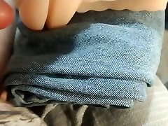 Cock jerked to cumshot