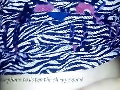 Slurpy sound when entering her pussy 20161029