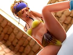 Animation - Girl Masturbation maid milk part 2 and Dick