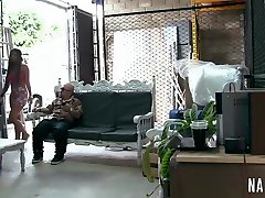 Small titted blonde is sucking cock like a pro and getting fucked the way she likes