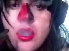 red and black nose