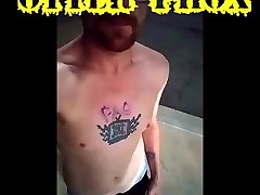 otter phox strips & shows off in public