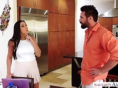 Black haired woman with big tits, bf watches gf fuck bbc full mom porn vedeo got completely naked and had steamy sex