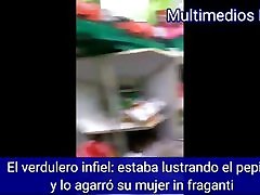 El verdulero infiel: estaba lustrando el pepino y lo agarrÃ³ su mujer