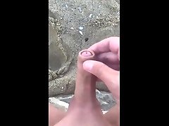 need to cum before walk nude on the beach