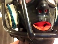 discovering my new studio gum mask with sports gear