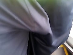 swinging pak young girl xxx move of black shorts at metro station