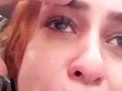 Vadia paraiba ruiva chorando por ser puta