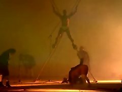 Vittoria de Ferrari Sapetto dances around, shows her vagina lips to the guy
