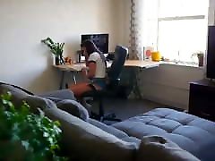 Hot sister helps step brother