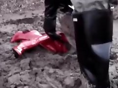 girlfriends red thigh bhabhi idain destroyed in mud with my hunter