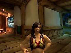 انسان زن سکسی رقص بازی World of Warcraft