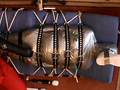 restrained silver video orno gets a cbt and enjoying