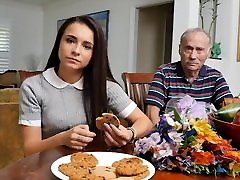 BLUE PILL celebrate mom birthday - Young And Precious Petite Teen Kharlie Stone Takes Old Dick