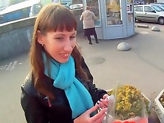 hübsche brünette foxy di genießt fuck session