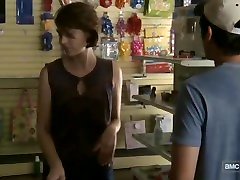 amwf lauren cohan british woman interracial kiss korean man