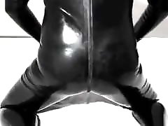 Black Rubber Metallic Eyes