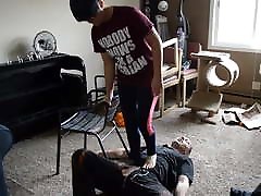 duress gangbang - Dylan Rose tramples me for the first time