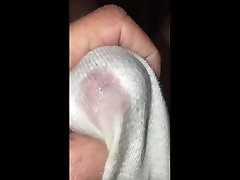 cumming through my colored briefs