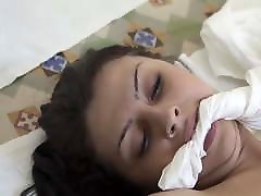 Natural Spanish Teen Gets A Morning Treat