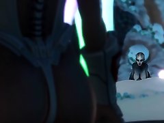An sabint xxx video gets fucked by spacewoman in spacesuit with strapon
