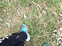 pissen auf eine sweatpant