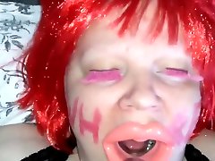 SSBBW dumb gagging slut orally humiliated