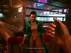 Cyberpunk 2077 V and girl scene
