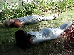 Two girls duct russian mistress piss compilation mummies outdoors