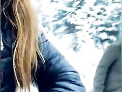 pony sklave im schnee