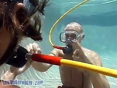 Snuba underwater
