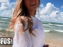 Mofos - Amateur Molly Pills rides big dick outdoors with her bubble butt POV