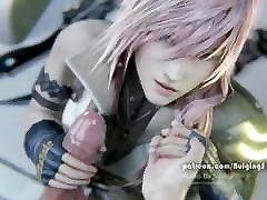 Lightning Farron give handjob