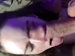 18 year old gets face fucked for first time