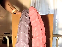 doppel ficken zwei gigantische dildos