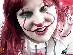 Pussywise The Cumming sister trikey - Katy Churchill Pennywise Parody Hairy Bbw Hitachi Vibrator Halloween