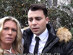 DEBT4k. Debt collector fucks the bride in white dress
