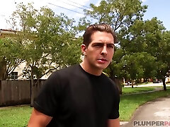 Bbw Gets Hungry For A Protein Shake