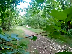 18-year-old Caught Sunbathing Naked In The Forest By Father And Son – Mia Rose Part 1 Of 3