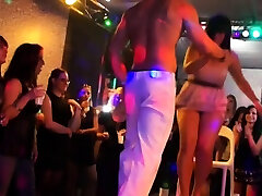 Yong luscious cuties drilled hard after dance