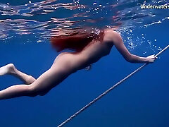 Tenerife Babe Swim Naked Underwater