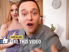 HUNT4K. Slender gal gav ka rialxxx with rich stranger in front of angry hubby