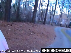 Family Time Cumshotbutt In The Woods Wit My Shy Stepdaughter