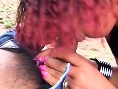 Ebony stupid wife chachoui pays ride with hardcore
