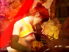 3D Cute Teen Impaled by Ugly Creatures!
