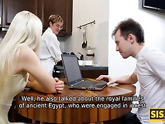 Nikki Hill In Lustful Blonde Starts Exploiting Stepbrothers Dick For Delight