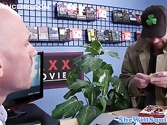 Busty pornstar srudent Babe Tasting His Juice