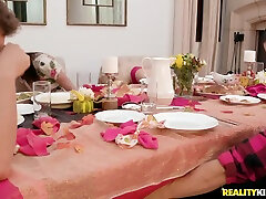 Whitney Wright, River Fox And seduce japanese babysitter Rex - And Thanksgiving Dinner