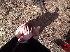 Seduced A Friend For A Walk In The Park Cum On Her Ass
