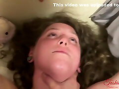 !were Back! Sexy College Cutie Tries New Toy And Creams On Thick Cock With Creampie! -tashiapeite